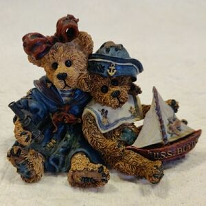 Boyds Bears & Friends  Elvira & Chauncey Fitzbruin Shipmates #227708 1998